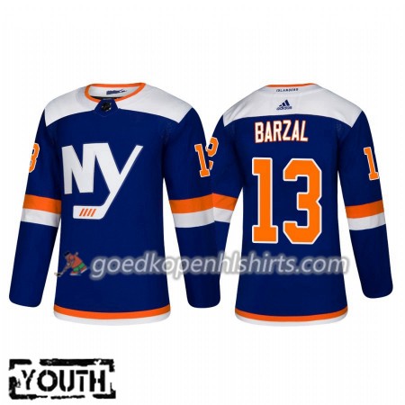New York Islanders Mathew Barzal 13 Adidas 2018-2019 Alternate Authentic Shirt - Kinderen